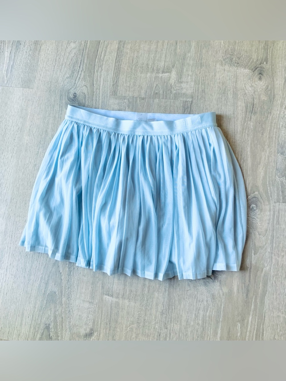 Calia Light Blue Pleated Active Skort Women's Large